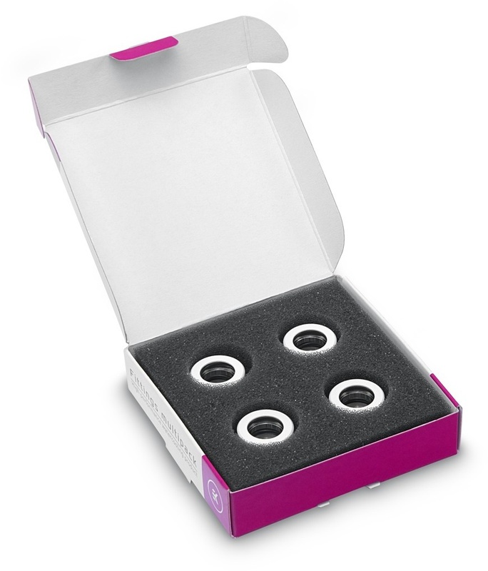 EK Water Blocks EK-HDC Fitting 12mm - Wit (4-pack ...