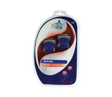 HQ Products DVI-D/DVI-D, 3.0m