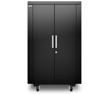 APC NetShelter CX 24U Geluiddempende 'Server Room in a Box', Shock Packaging, Zwart