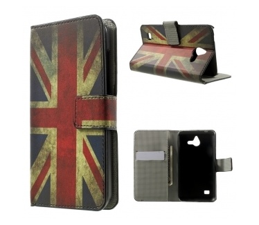 qMust Huawei Ascend Y550 Wallet Case met stand (UK)