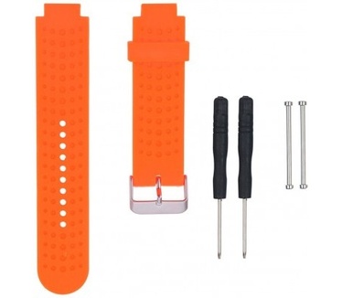 qMust Sportbandje voor Garmin Forerunner 220/230/235/620/630/735 XT - Oranje