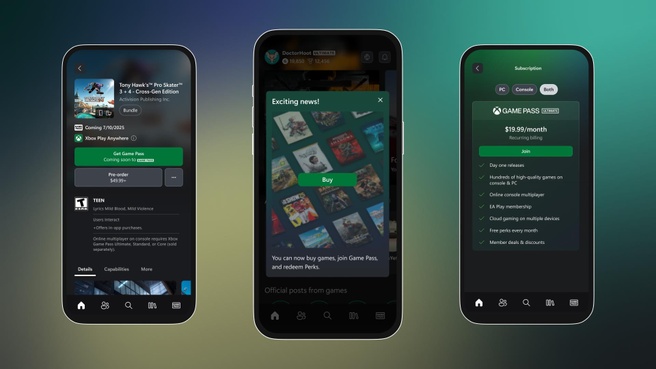 Xbox-app april 2025