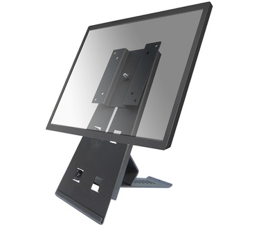 Newstar Monitor Desk Stand for single screen 10-27", Height adjustable and tiltable - Black
