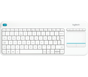 Logitech K400 Plus Wireless Touch Keyboard (Qwerty NL) Wit
