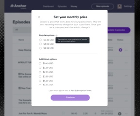 Anchor Spotify podcasts