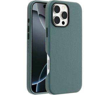 Otterbox Symmetry Series Cactus Leather voor MagSafe voor iPhone 16 Pro Max, Juniper Sprig (iPhone 16 Pro Max) Groen
