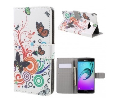 qMust Samsung Galaxy A5 (2016) Wallet Case - hoesje met stand - Spring