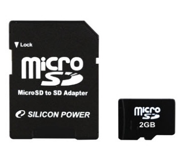 Silicon Power 2GB microSD