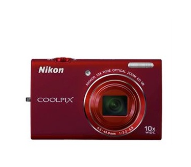 Nikon Coolpix S6200 Premium Kit Rood
