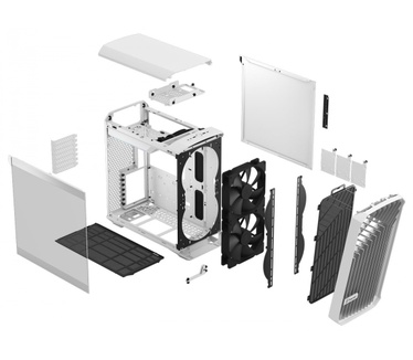 Fractal Design Torrent Compact White TG Clear