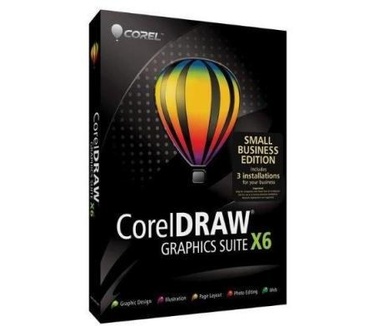 Corel CorelDRAW DRAW, Graphics Suite X6 Small Business Edition NL / FR (CDGSX6FRNLSBE)