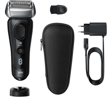 Braun Braun Series 8 8410s Elektrisch Scheerapparaat, Wet & Dry, Met Oplaadstandaard