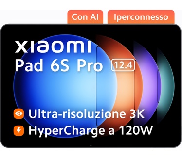 Xiaomi Pad 6S Pro, 8GB ram, 256GB opslag Grijs