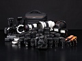 Sony DSLR-a200 met uitrusting