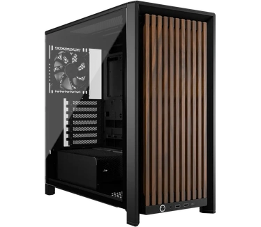 Corsair FRAME 4000D RS Wood Mid-Tower, Black/Walnut