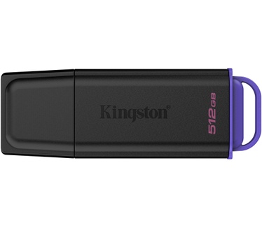 Kingston 512GB Portable USB 3.2 Gen 1 DataTraveler Exodia Black/Purple