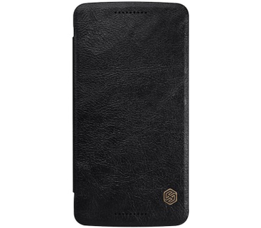 Nillkin Qin PU Leder Book Case voor Motorola Moto X Play - Zwart