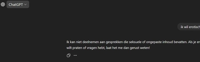 ChatGPT erotisch chatten
