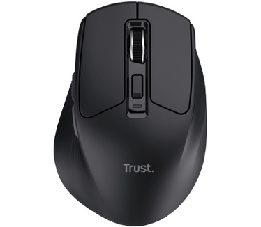 Trust Niven Draadloze Muis - Multi-device muis – USB en Bluetooth verbinding – 3200 DPI – Zwart