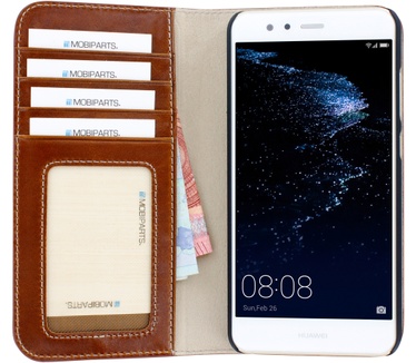 Mobiparts Excellent Wallet Case Huawei P10 Lite Oaked Cognac