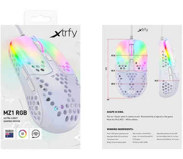 Xtrfy MZ1 RGB Wit