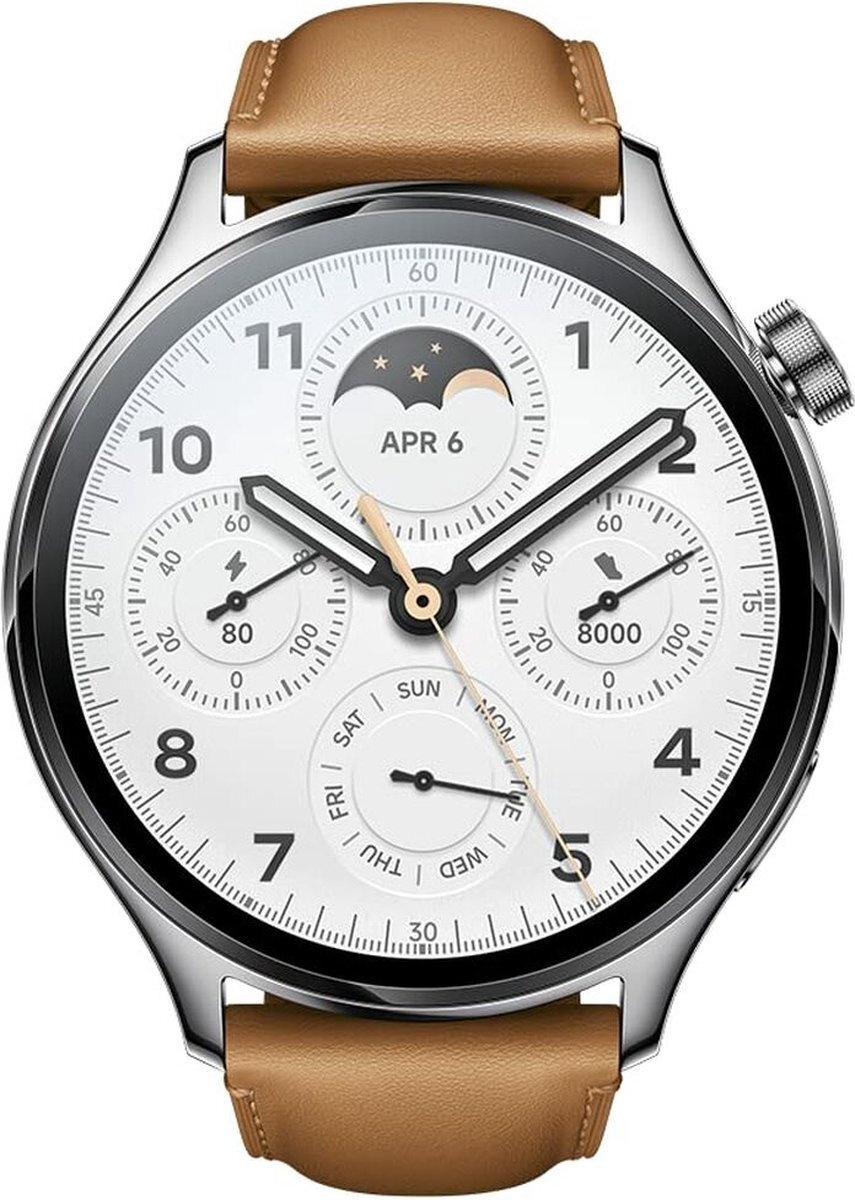 Xiaomi Watch S1 Pro RVS (Bruin): beste prijs - Tweakers