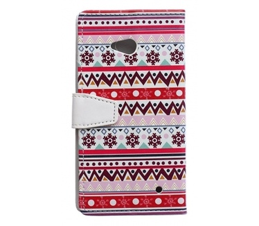 Kees Portemonnee Hoesje Microsoft Lumia 640 - Aztec Tribe