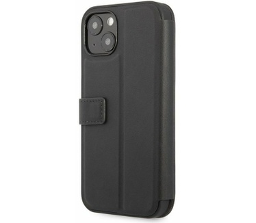 BMW M Tricolor Carbon Book Case - Apple iPhone 13 (6.1") - Zwart Zwart