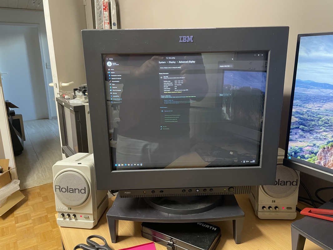 IBM P260 Trinitron PC CRT Monitor Zwart aangeboden - Vraag & Aanbod ...