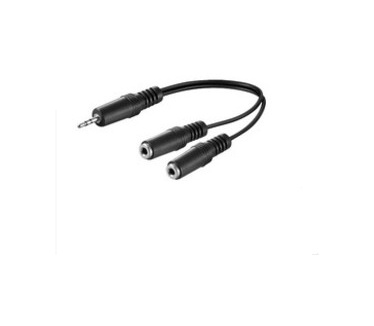 Microconnect 3.5mm  - 2 x 3.5mm, M/F