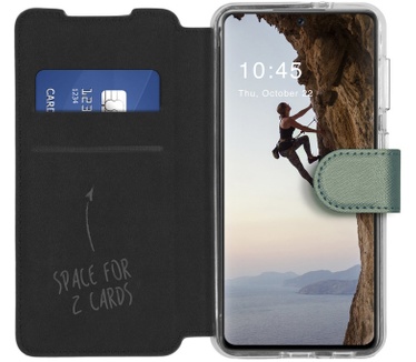 Accezz Xtreme Wallet Bookcase Galaxy S21 Ultra - Lichtgroen (Galaxy S21 Ultra) Groen