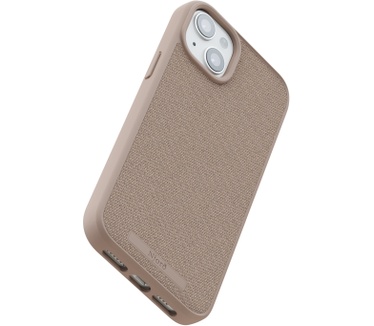 Njord byElements Fabric MagSafe Case iPhone 15 Plus, Pink Sand