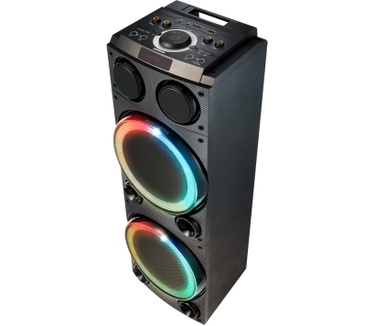 Medion LIFE P61458 Party luidspreker, rijk geluid, verschillende lichteffecten, LED display, Bluetooth 5.0, 2 x 100 W RMS
