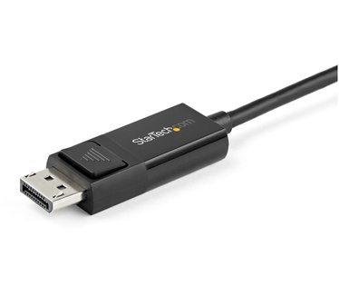 Startech.com USB-C naar DisplayPort 1.2 kabel bidirectioneel 2 m Zwart