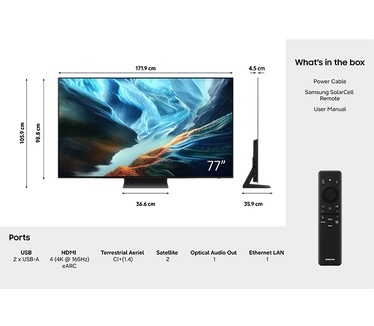 Samsung OLED S94H 77" Zwart