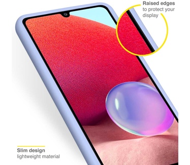 Accezz Liquid Silicone Backcover Samsung Galaxy A33 - Paars