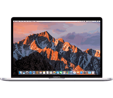 Apple MacBook Pro 2017 15,4", i7 3,1GHz, 256GB ssd Zilver (Qwerty)