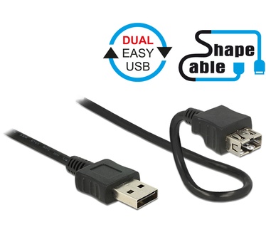 Delock 2m 2xUSB2.0-A