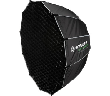 Bresser Softbox - Quick Lock Parabolische Softbox - Diameter 120 cm - Incl. Honeycomb Grid en Bowens Mount