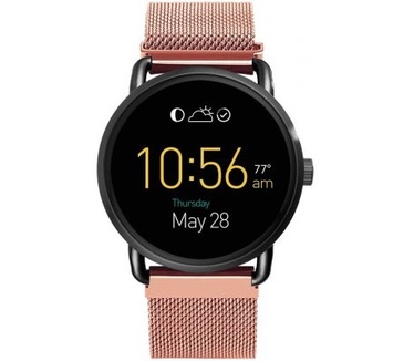qMust Milanees armband voor Fossil Q Wander - Rose Gold
