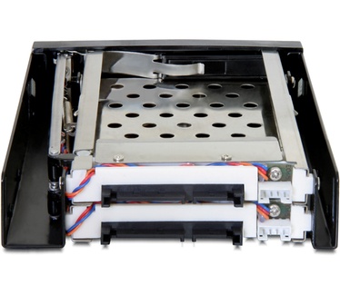 Delock 3.5 inch Mobile Rack for 2x 2.5 inch SATA HDD
