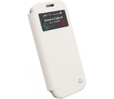 Krusell Malmö Flip Cover View Samsung Galaxy S4 White
