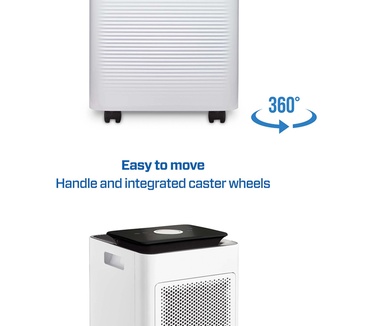 Clean Air Optima Clean Air Optima - Luchtontvochtiger en luchtreiniger CA-704 - ruimtes tot 40m² / 100m³
