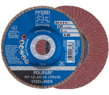 PFERD PFF 125 A 60 SG STEELOX