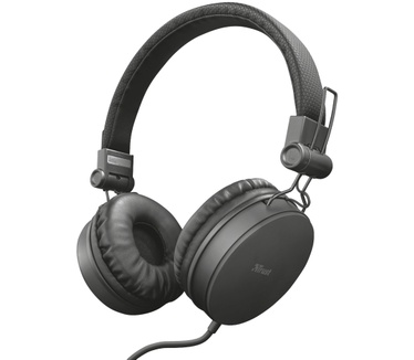 Trust Tones Wired Headphones (Zwart)