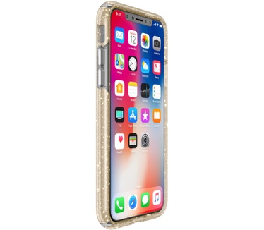 Speck Presidio Clear + Glitter iPhone XS / X (iPhone XS / X) Transparant