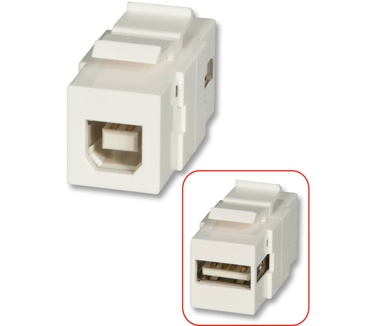 Lindy USB A -> B Keystone