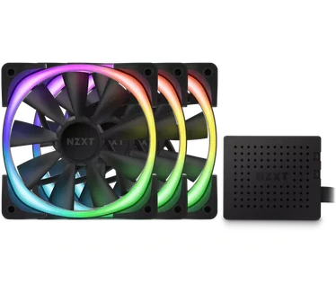 NZXT Aer RGB 2 Triple & Controller Zwart, 120mm
