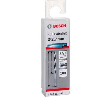Bosch HSS Spiraalboor PointTeQ
