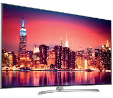 LG 55SJ810V Wit, Zilver